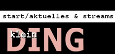 start / aktuelles und streams